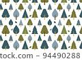 Scandinavian wood pattern 94490288