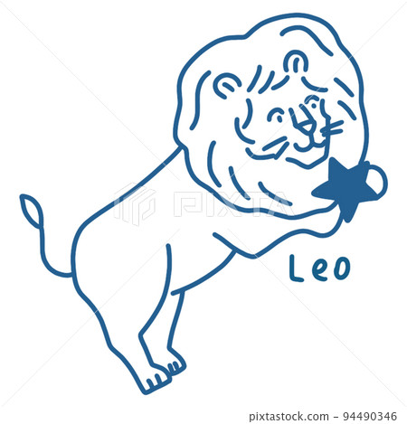 獅子座的插圖 獅子座的插圖 94490346