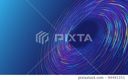彩色螺旋形漩渦互聯網科技矢量背景 彩色螺旋形漩渦互聯網科技矢量背景 94491351