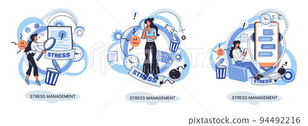 Stress management abstract metaphor, pressure control, depression, emotional tension, mental health Stress management abstract metaphor, pressure control, depression, emotional tension, mental health 94492216