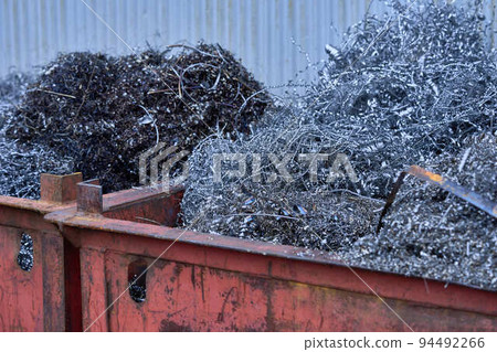 shavings in a container shavings in a container 94492266