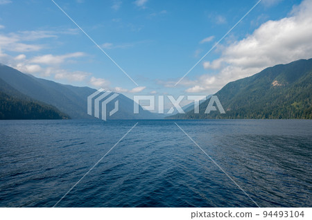 Lake Crescent in Olympic National Park, Washington. 94493104