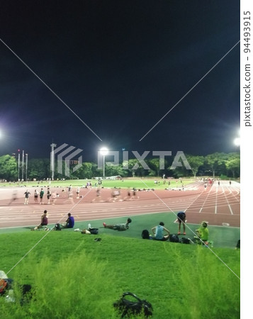 田徑場 田徑跑道 澀谷區小田場 田徑場 田徑跑道 澀谷區小田場 94493915