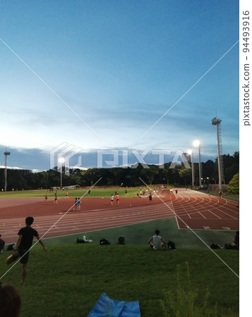 田徑場 田徑跑道 澀谷區小田場 田徑場 田徑跑道 澀谷區小田場 94493916