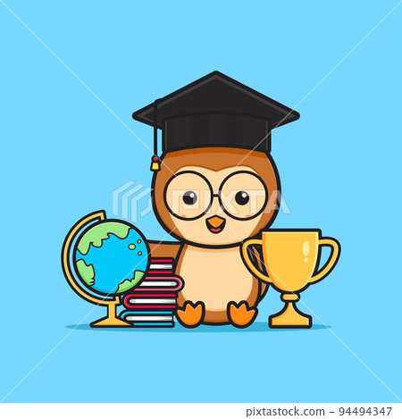 Cute owl with school equipment cartoon icon illustration Cute owl with school equipment cartoon icon illustration 94494347