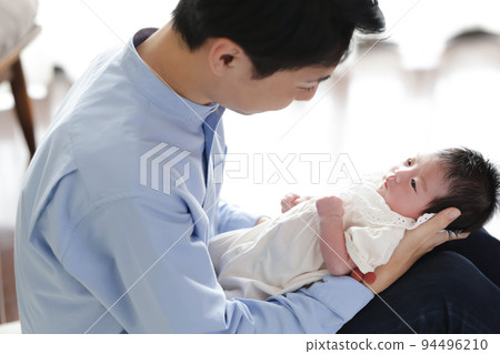 Family baby and dad Family baby and dad 94496210