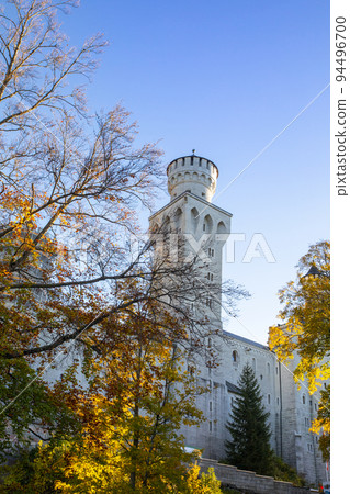 新天鵝堡，城堡， 白鳥城堡 ，塔樓，ノイシュバンシュタイン城、城、白鳥城、塔、Tower, 94496700