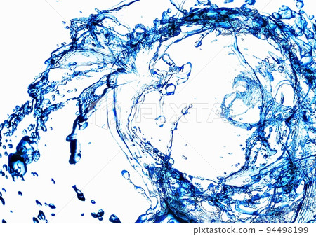 White background with abstract splashes White background with abstract splashes 94498199
