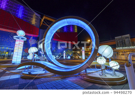 Night view of Kaiyukan illuminated [Summer 2022] 94498270