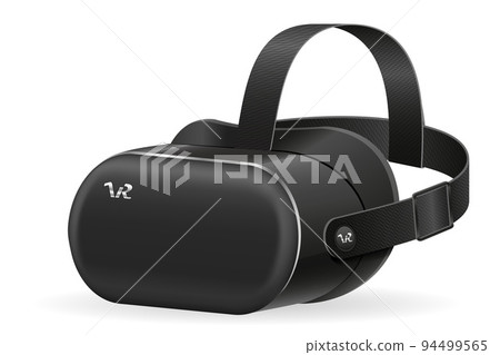 vr glasses helmet mask virtual reality vector illustration 94499565