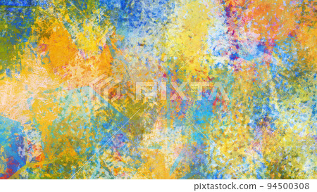 五顏六色的水彩筆觸,油漆 五顏六色的水彩筆觸,油漆 94500308