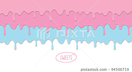sweet tasty melting chocolate icing background choco dreams 94500719