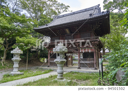 千葉縣市川市真馬山久保寺二王門 94501502