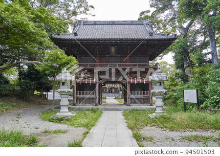 千葉縣市川市真馬山久保寺二王門 千葉縣市川市真馬山久保寺二王門 94501503