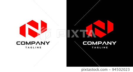 Modern and sophisticated letter N initial design Modern and sophisticated letter N initial design 94502023
