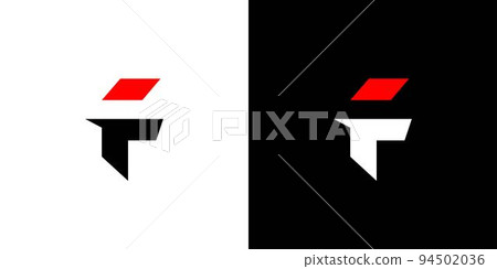 Modern and strong letter F initials logo design 94502036