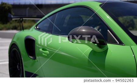 Racing car that can run in action Porsche 911 GT3RS side 94502263