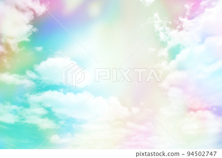 Background・Rainbow sky・Fantasy world・Colorful sky background Background・Rainbow sky・Fantasy world・Colorful sky background 94502747