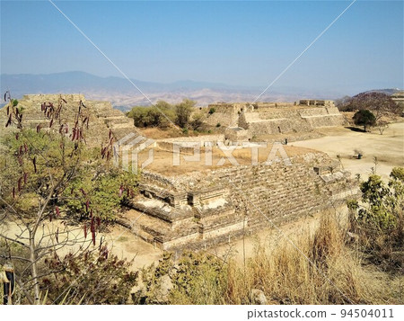 Mexico Oaxaca Monte Alban Ruins Mexico Oaxaca Monte Alban Ruins 94504011