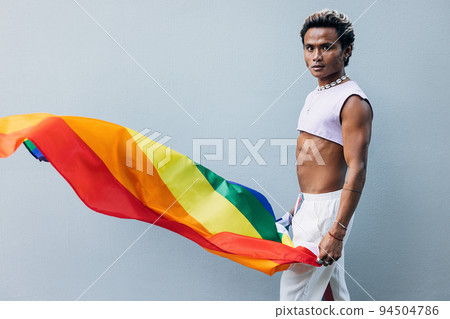 guy, man, flag 94504786