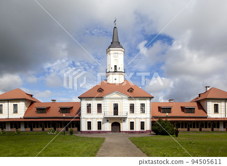 Town Hall and shopping malls. Shklov. Mogilev region. Belarus Town Hall and shopping malls. Shklov. Mogilev region. Belarus 94505611