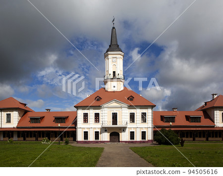 Town Hall and shopping malls. Shklov. Mogilev region. Belarus Town Hall and shopping malls. Shklov. Mogilev region. Belarus 94505616