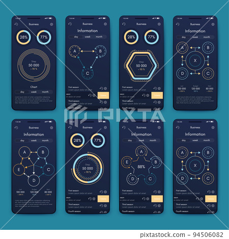 To Write Phone Graphics Vector graphics infographics with mobile phone.... - Stock Illustration ...