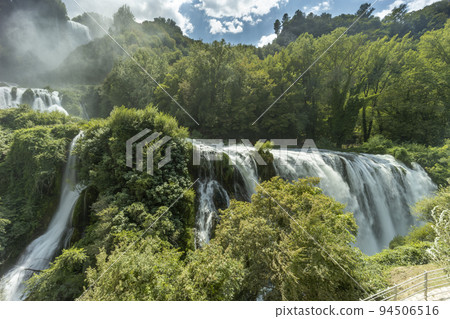 Marmore falls, Cascata delle Marmore, in Umbria region, Italy Marmore falls, Cascata delle Marmore, in Umbria region, Italy 94506516