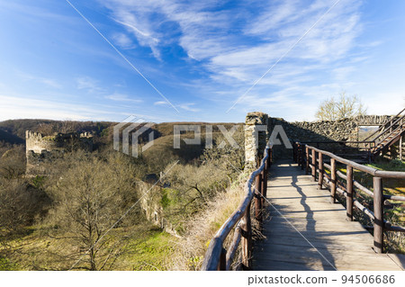 ruins of Novy Hradek castle near Lukov, Znojmo region, Czech Republic 94506686