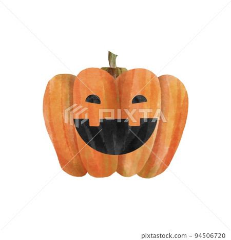 Illustration of a grinning Jack-O-Lantern Illustration of a grinning Jack-O-Lantern 94506720
