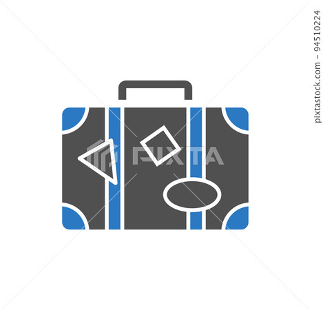 Suitcase Related Vector Glyph Icon 94510224