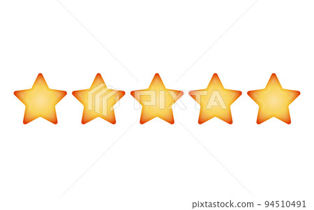 Rating gold star. Feedback, reputation and quality concept. Five stars customer product review rating review flat icon for apps and websites. Evaluation system Rating gold star. Feedback, reputation and quality concept. Five stars customer product review rating review flat icon for apps and websites. Evaluation system 94510491