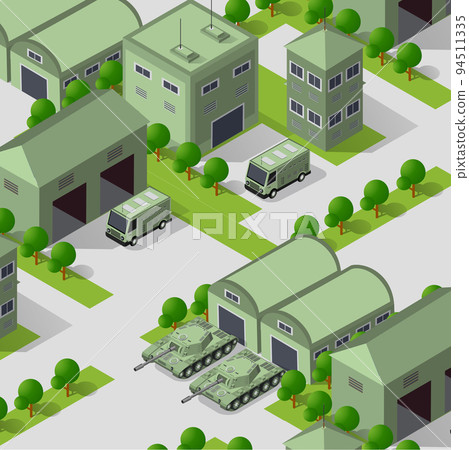 Background 3D illustration army armed troop isometric armed military Background 3D illustration army armed troop isometric armed military 94511335