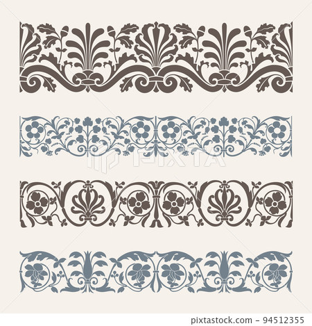 Decorative seamless border 94512355