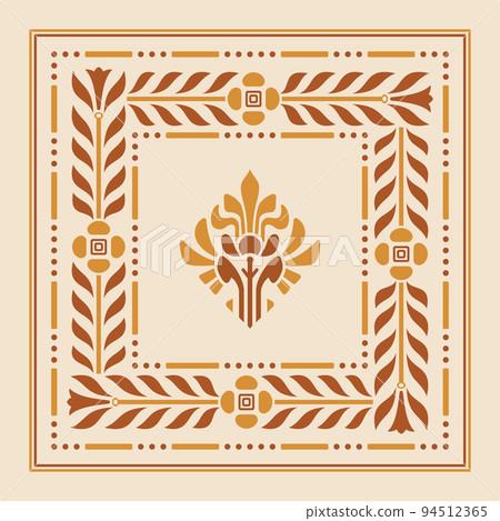 Square decorative frame. Square decorative frame. 94512365