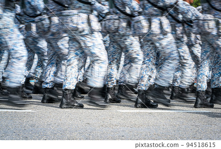 Soldiers marching. Soldiers marching. 94518615
