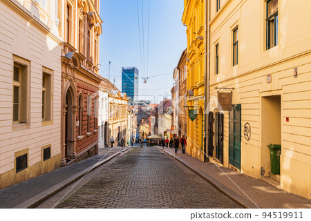 Cobbled streets, Croatia *partially soft focus Cobbled streets, Croatia *partially soft focus 94519911