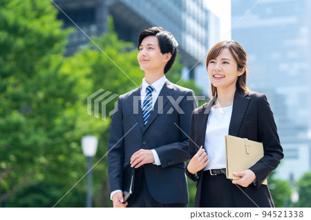 Business woman male team sales businessman Business woman male team sales businessman 94521338