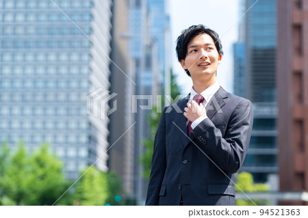 Business businessman male sales new employee job hunting 94521363