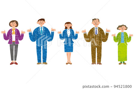 A set of business people wow 94521800