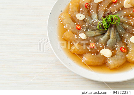 Korean Style Pickled Prawns or Korean Soy Sauce Pickled Shrimp Korean Style Pickled Prawns or Korean Soy Sauce Pickled Shrimp 94522224