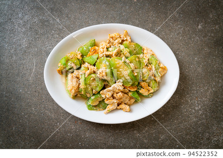 Stir Fried Angled Gourd with Egg Stir Fried Angled Gourd with Egg 94522352