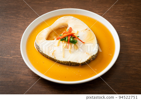 Steamed Cod Fish with Soy Sauce 94522751