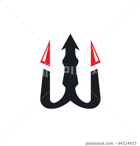 w letter trident icon vector concept design template w letter trident icon vector concept design template 94524915