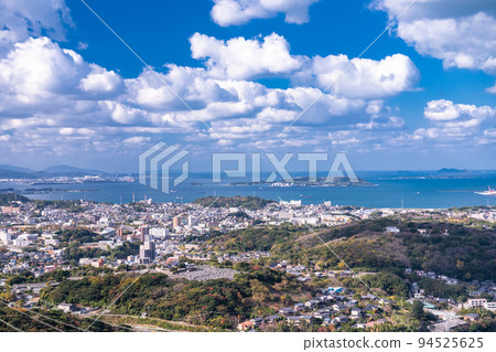 《Yamaguchi Prefecture》Shimonoseki/Kanmon Straits cityscape 《Yamaguchi Prefecture》Shimonoseki/Kanmon Straits cityscape 94525625