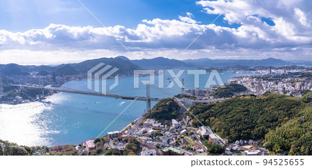 《Yamaguchi Prefecture》Shimonoseki/Kanmon Straits cityscape 94525655