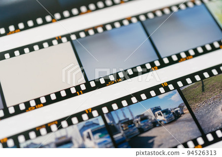 developed reversal film developed reversal film 94526313