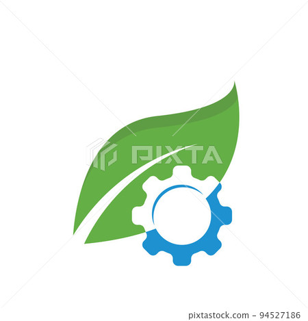 gear leaf nature vector icon illustration design gear leaf nature vector icon illustration design 94527186