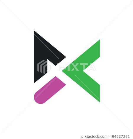 DX icon vector concept design template 94527231