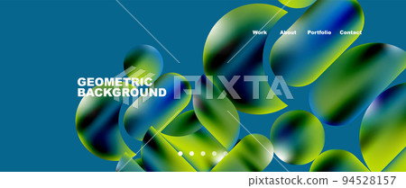 Minimal geometric abstract background, vector illustration for wallpaper banner background or landing page Minimal geometric abstract background, vector illustration for wallpaper banner background or landing page 94528157